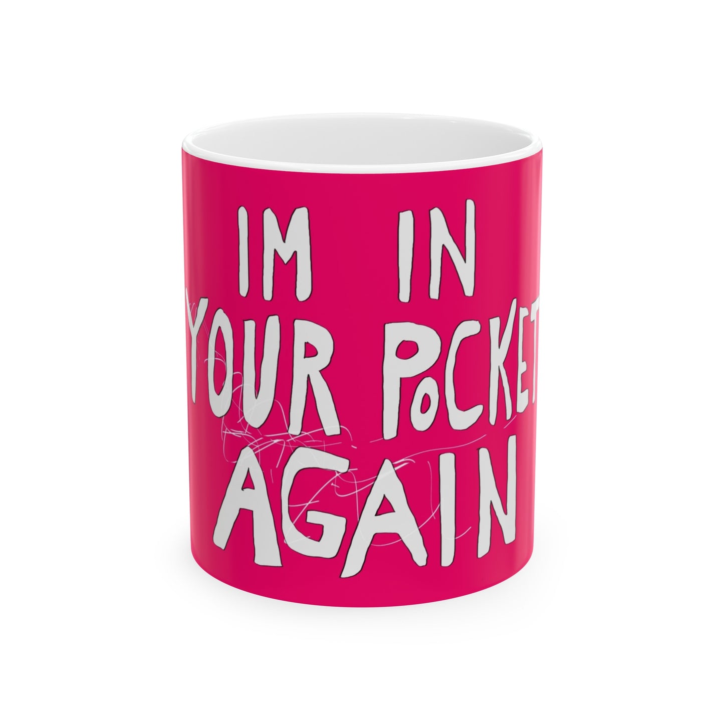 The Official Override Mug - in Hard Pink